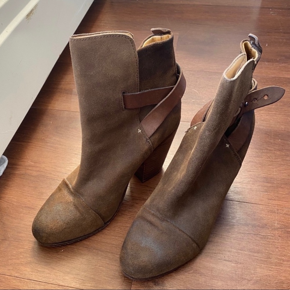 rag & bone | Kinsey Leather Ankle Boot | Size 39